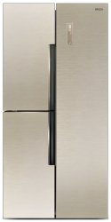 Холодильник Ginzzu NFK-535 шампань стекло