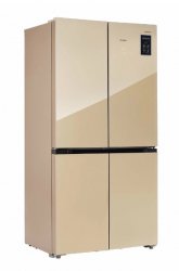 Холодильник Tesler RCD-545I beige glass