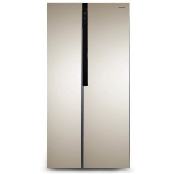 Холодильник Ginzzu NFK-440 золотистый