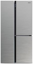 Холодильник Ginzzu NFK-475 стальной