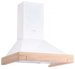 Кухонная вытяжка Pyramida KH Wood 60 white