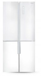 Холодильник Ginzzu NFK-510 White glass