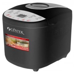 Хлебопечка Centek CT-1406 черный/серебристый