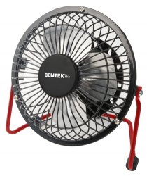 Вентилятор Centek CT-5040 черный/красный